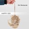 12 Pcs Ramadan Wooden Ornaments Eid Mubarak Hanging Hollow Pendant Ramadan Party Wall Decorations Moon Star Lantern Shape Ornament for Muslim Islam Festive Home Table Decoration